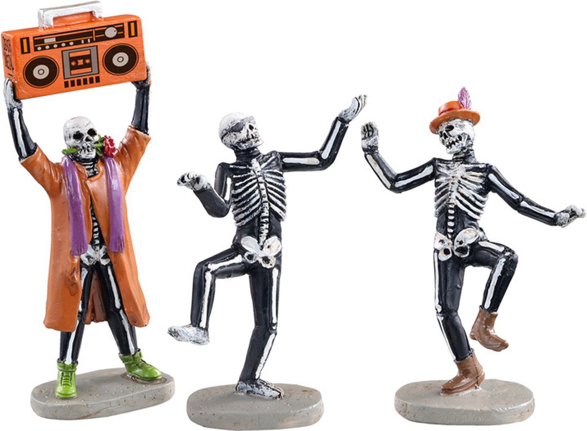 Lemax - Jitterbones Dance Party, Set Of 3 - Kersthuisjes & Kerstdorpen