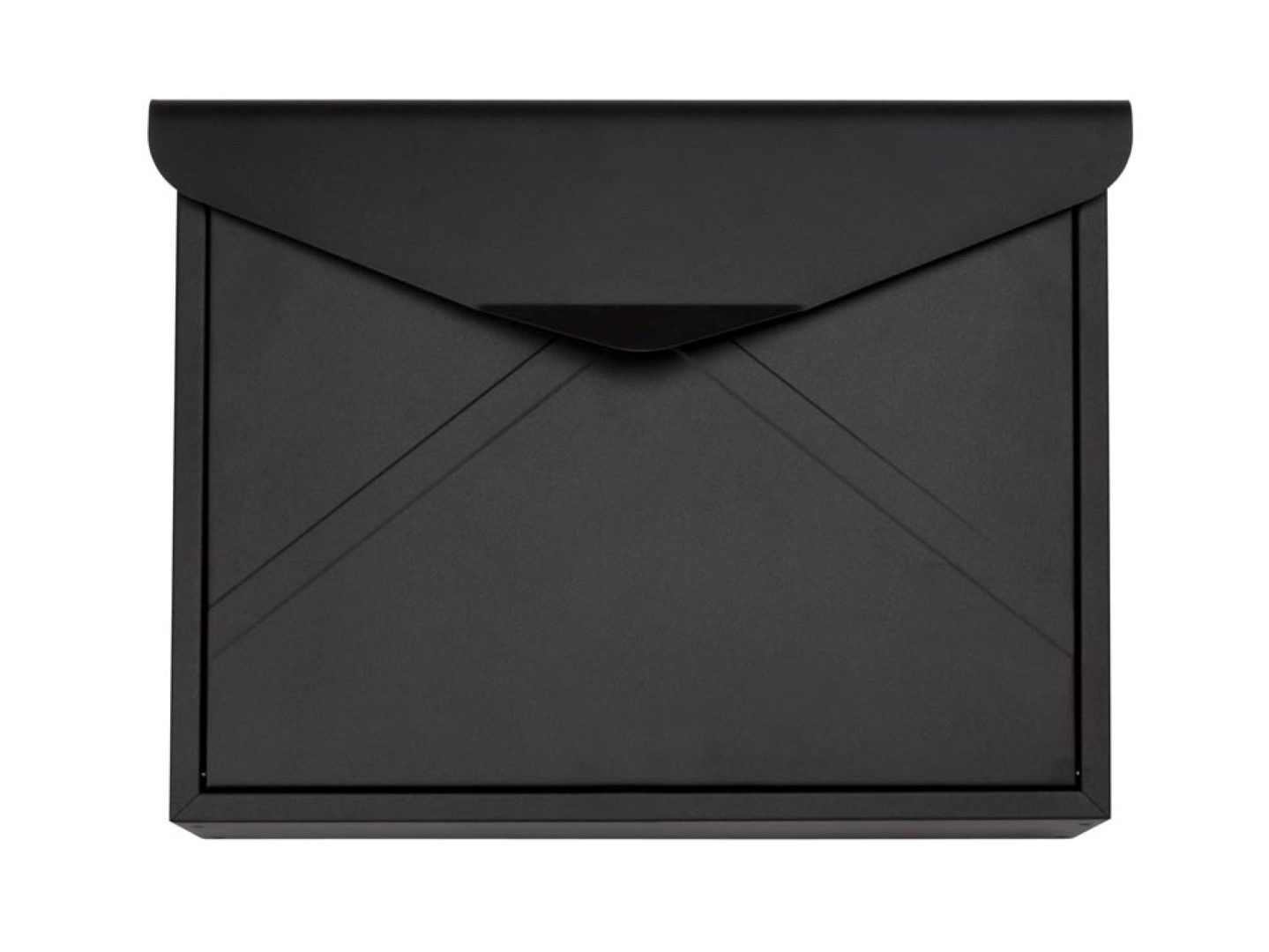 Mailbox Verona mat zwart Perel