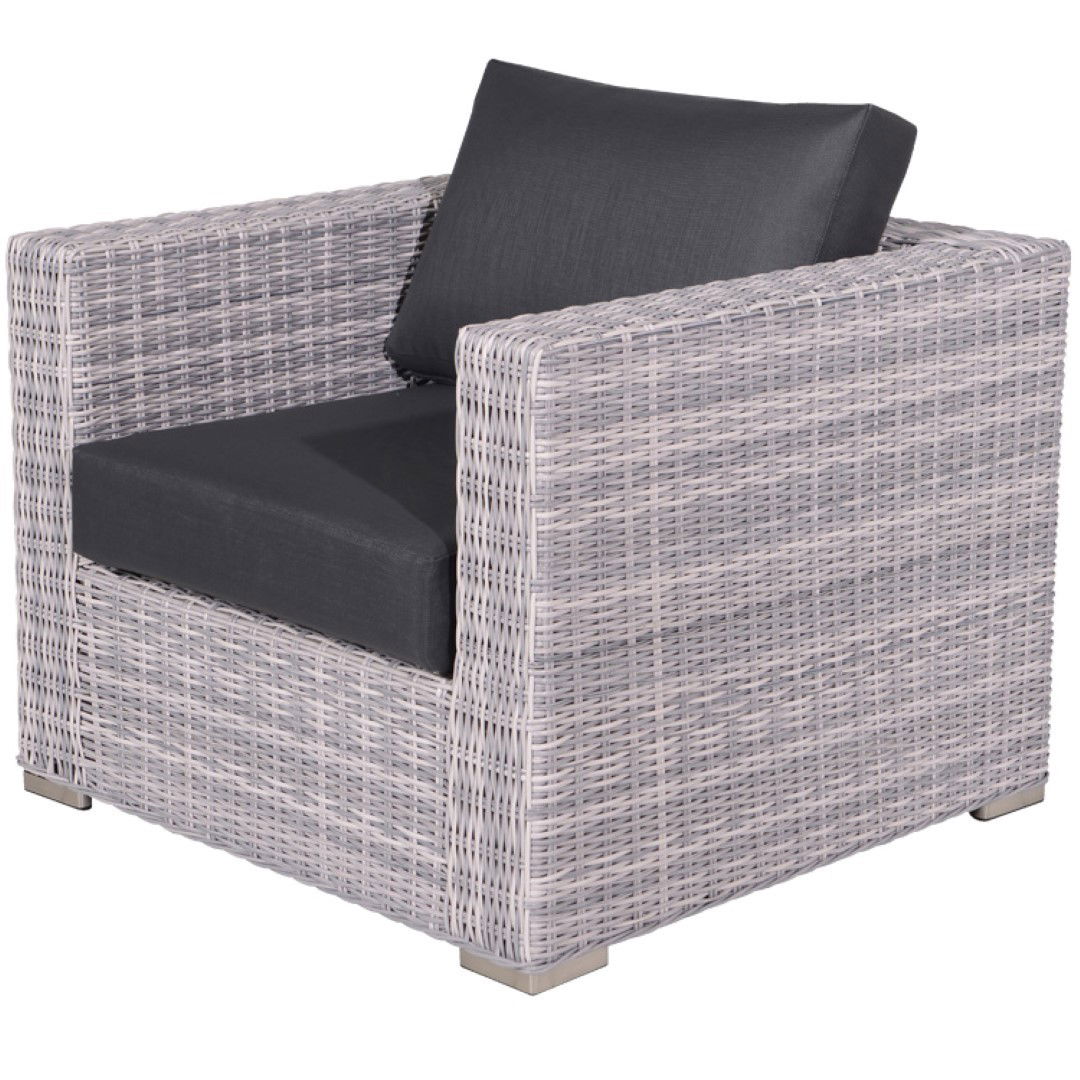 Tennessee lounge fauteuil cloudy Grijs Garden Impressions