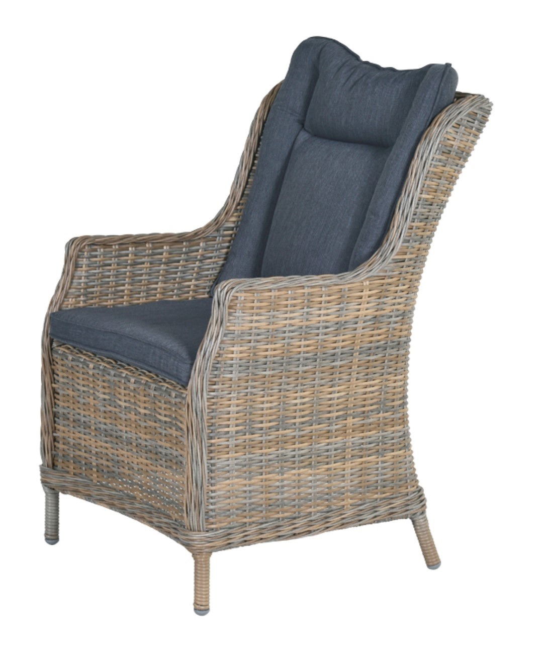 Osborne dining fauteuil havana sand 6,5 mm reflex black Garden Impressions