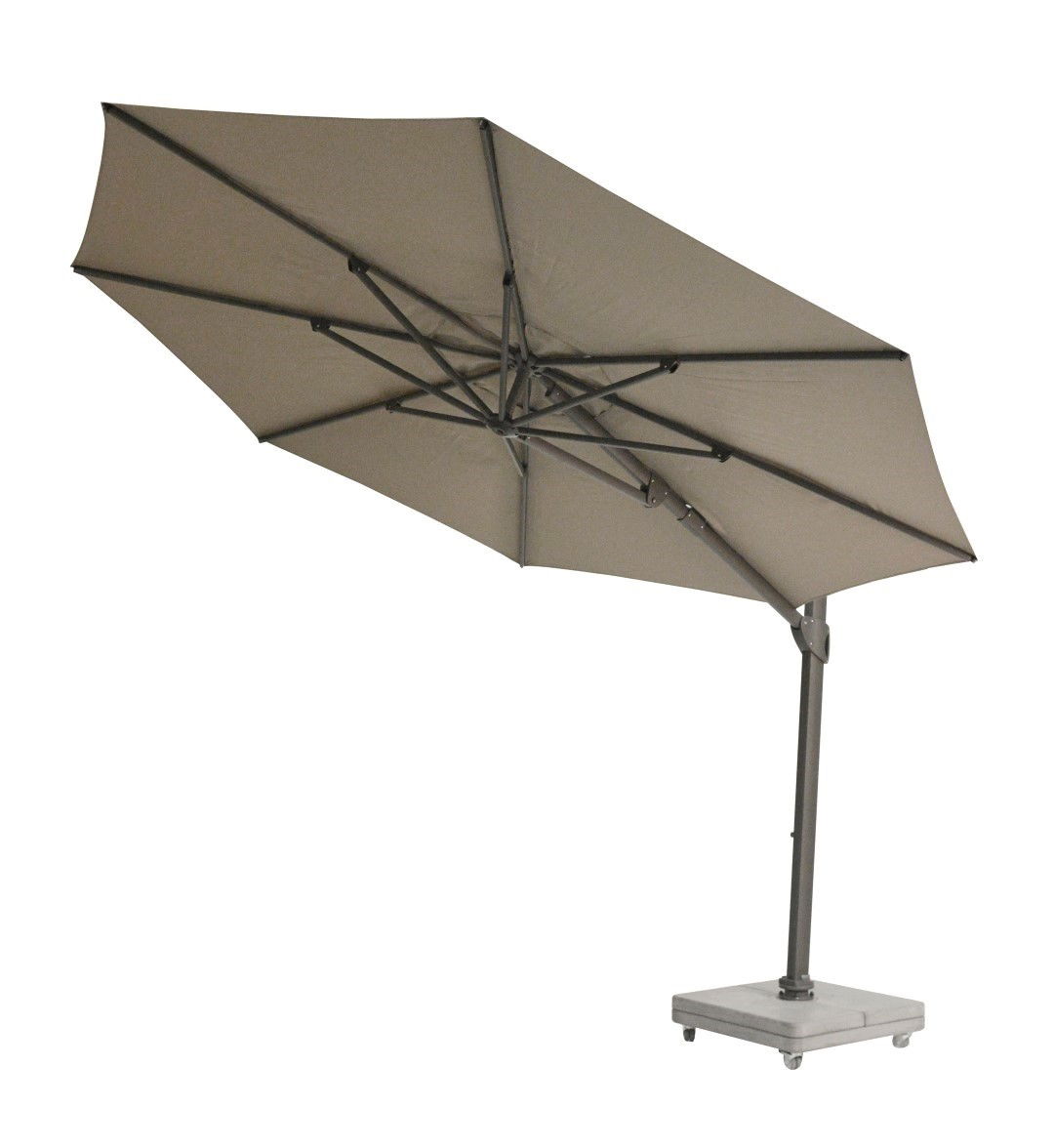 Vince parasol diameter 350cm taupe Max Luuk