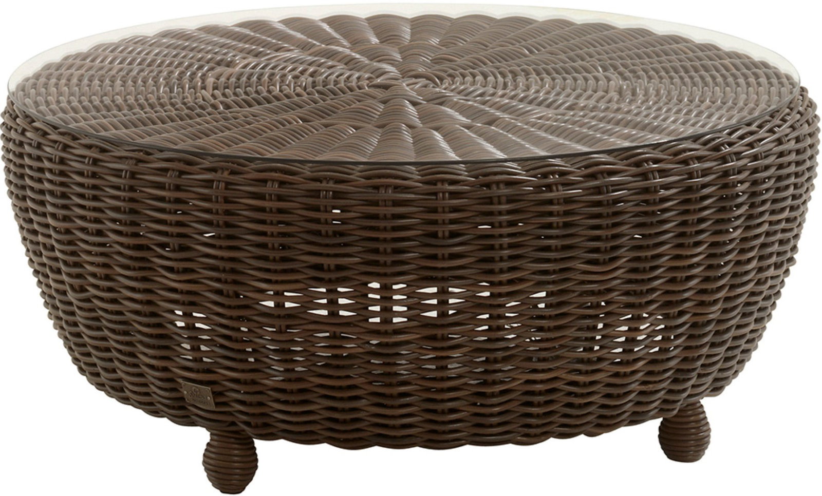 4so Koffietafel rond 100 cm Madoera set  Colonial - 