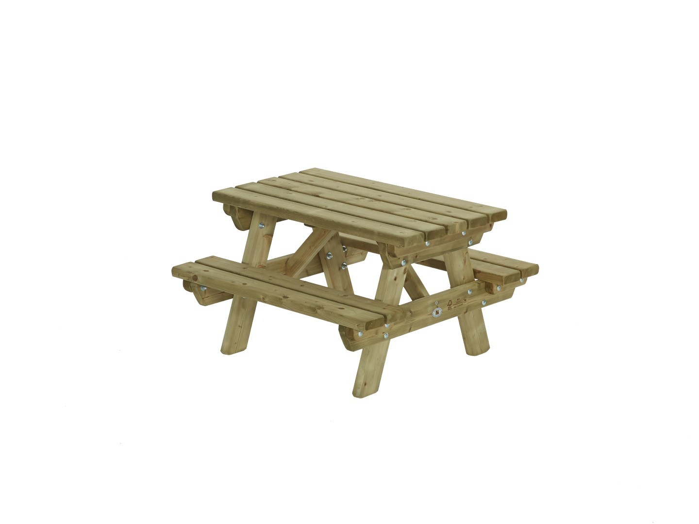 Kinderpicknicktafel 90x90 Talen Buitenmeubelen