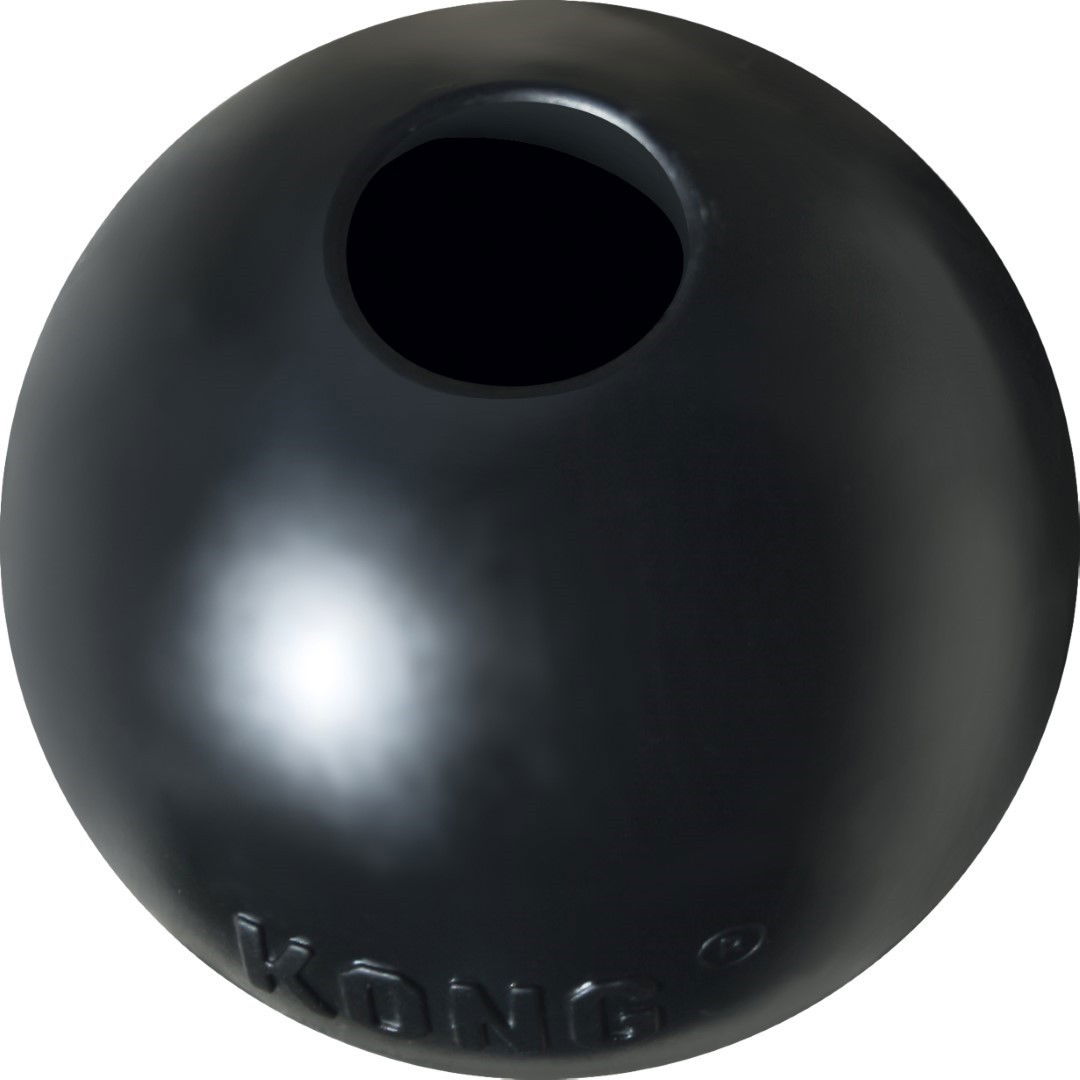 KONG hond X treme rubber bal zwart medium Kong