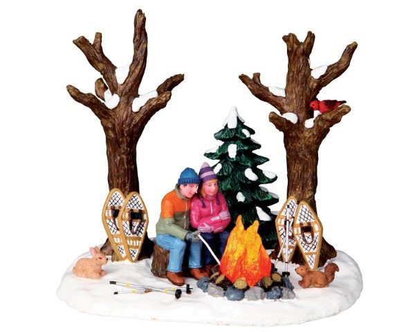Weihnachtsfigur Staying warm
