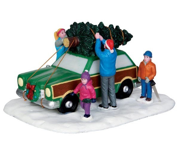 Kerstfiguur Christmas tree transport LEMAX - Lemax