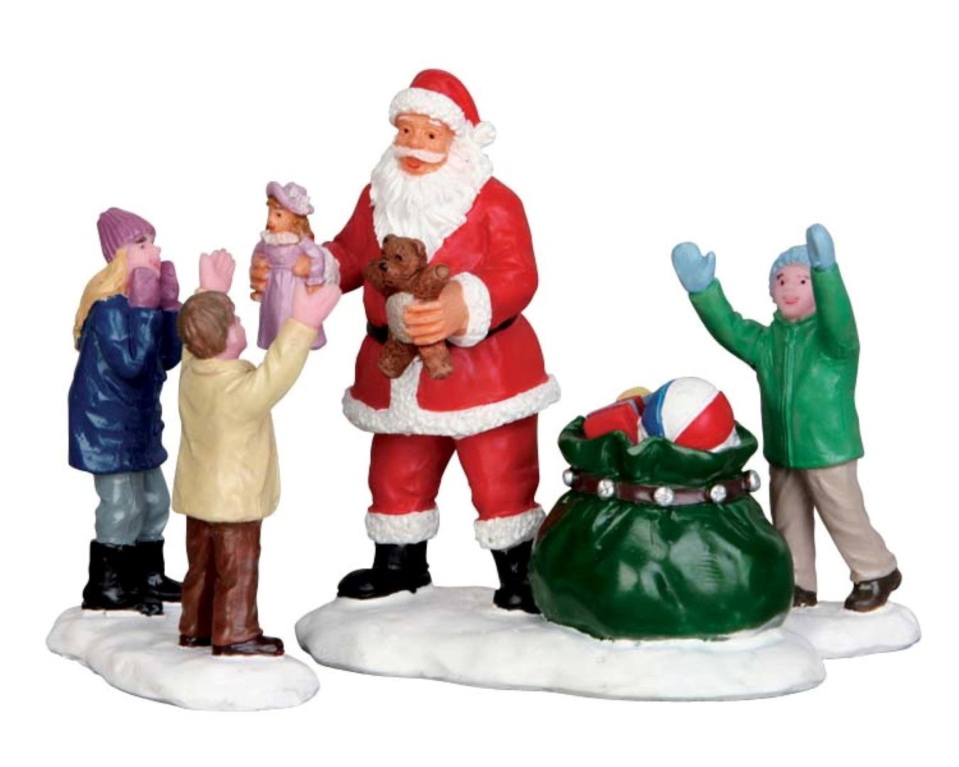 Kerstfiguur Its Santa set of 3 LEMAX - Lemax