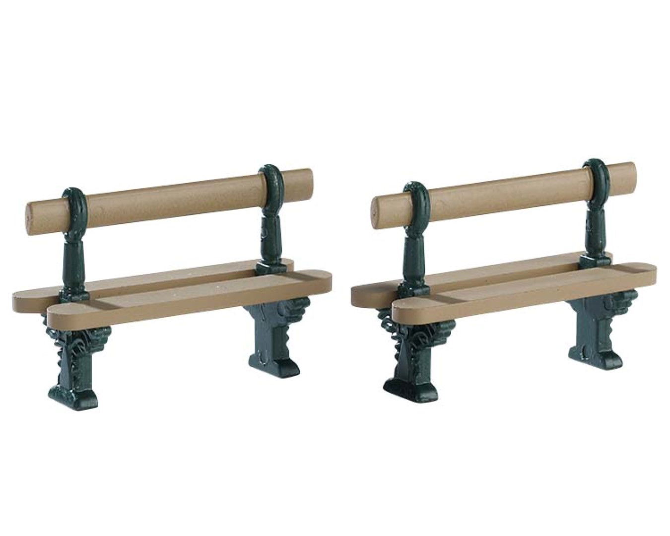 Double seated bench set of 2 - LEMAX