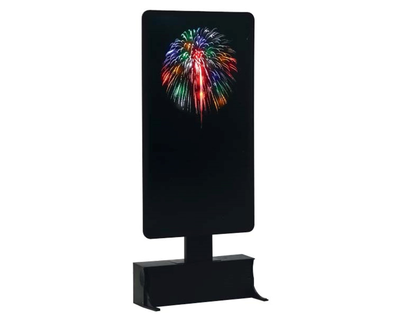 Weihnachtsfigur Multi-color vuurwerk/fireworks b/o 4.5v