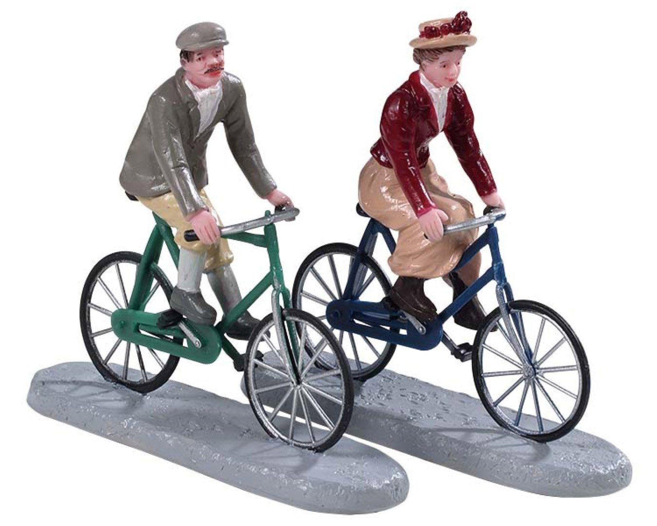 Kerstfiguur Bike ride date set of 2 LEMAX - Lemax