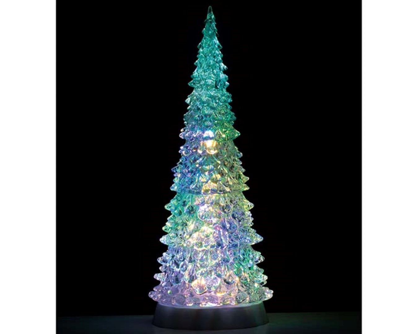 Weihnachtsfigur Crystal lighted tree 4 color changeable & color transformation xl 4,5V