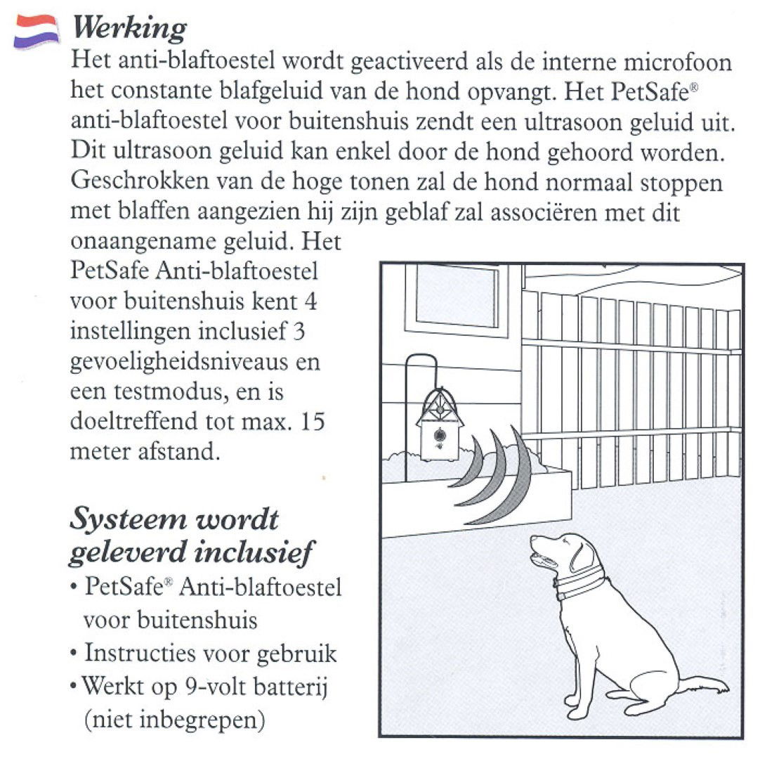 PetSafe anti blaf vogelhuis PBC19 11794 Gebr. de Boon