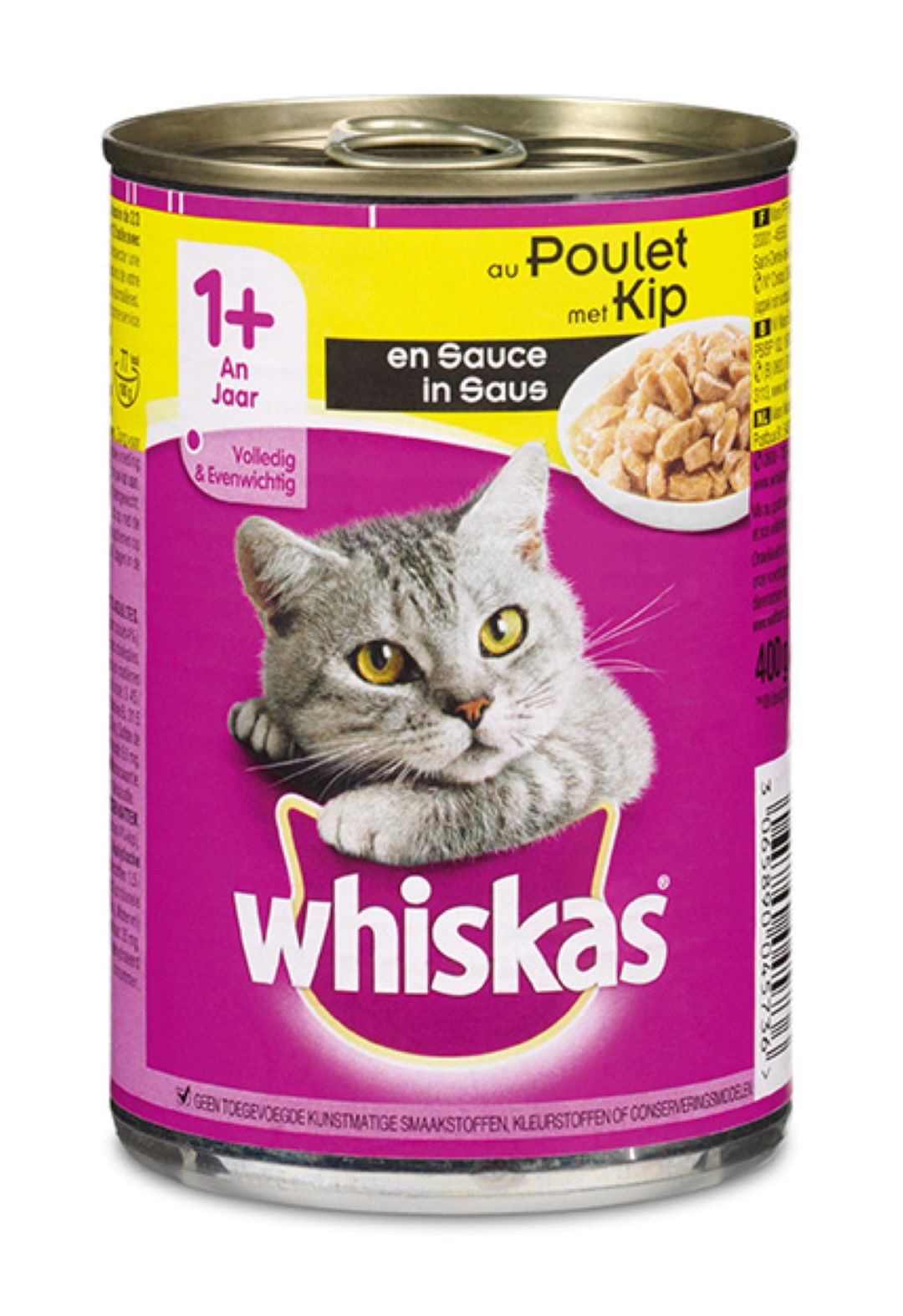 5 stuks! Blik Saus met Kip 400 g Whiskas