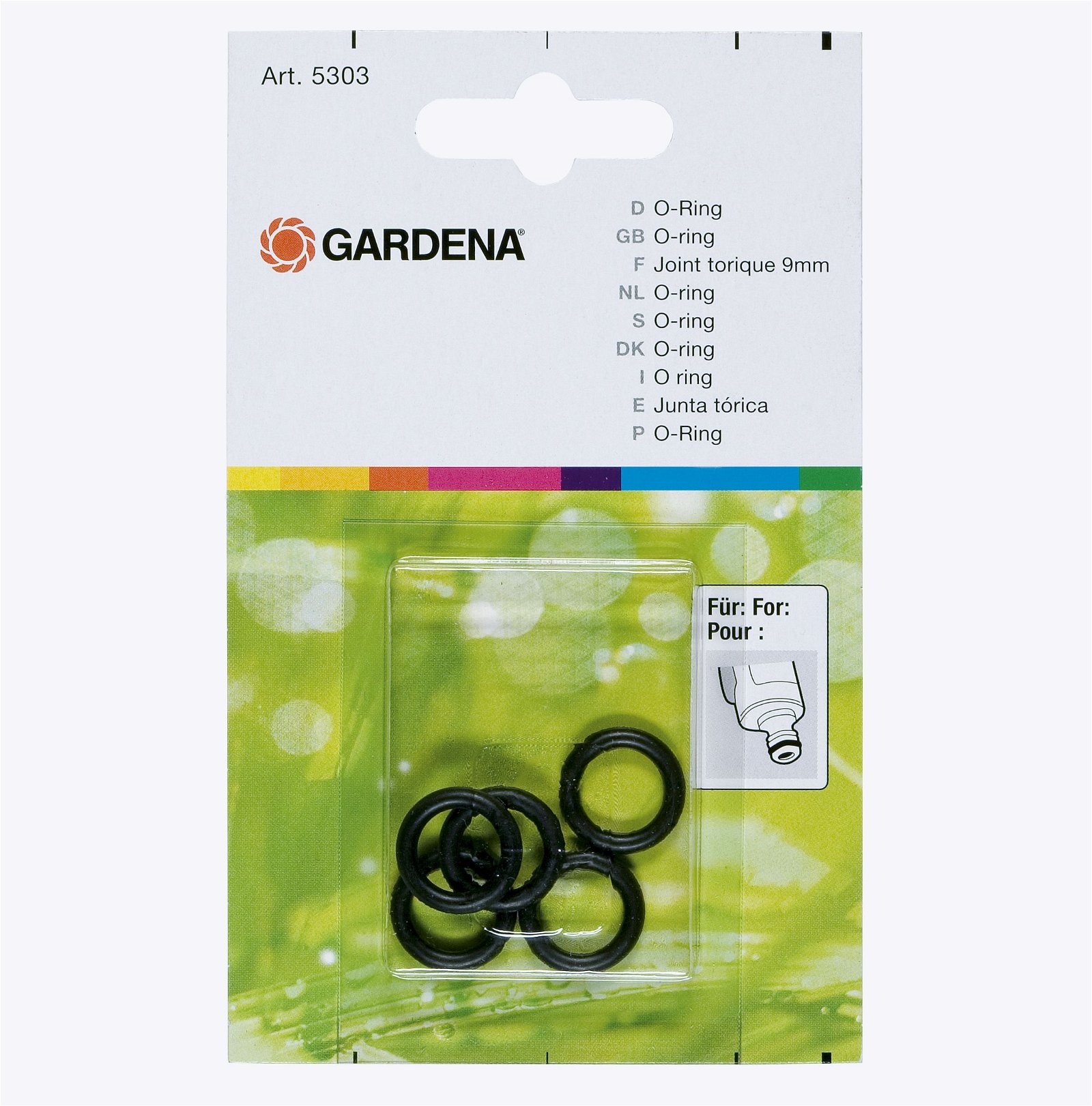 O ringen voor Original SystemInhoud 5 stuks Gardena