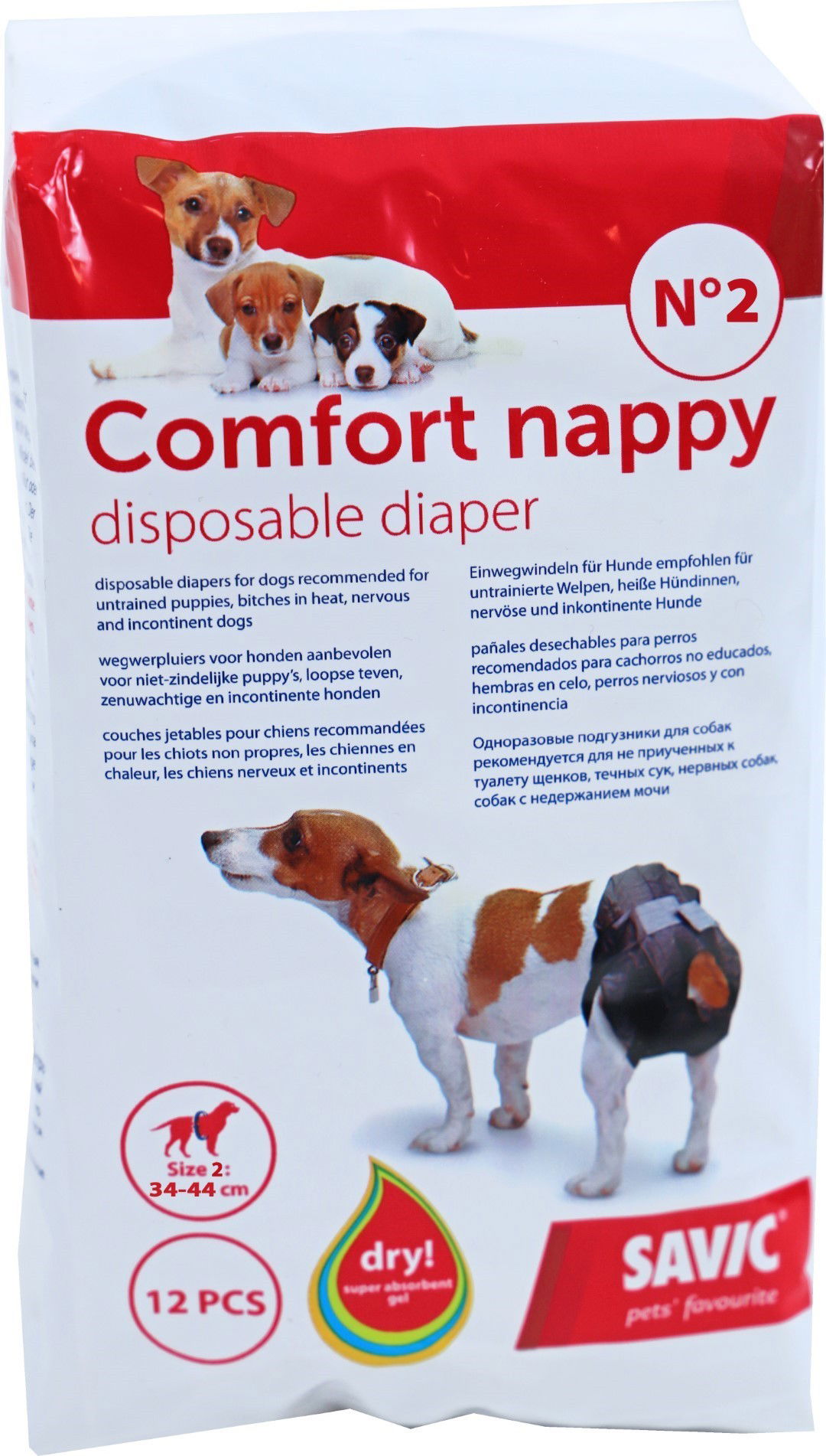 Savic comfort nappy pak a 12 nr. 2 34 44 cm Gebr. de Boon