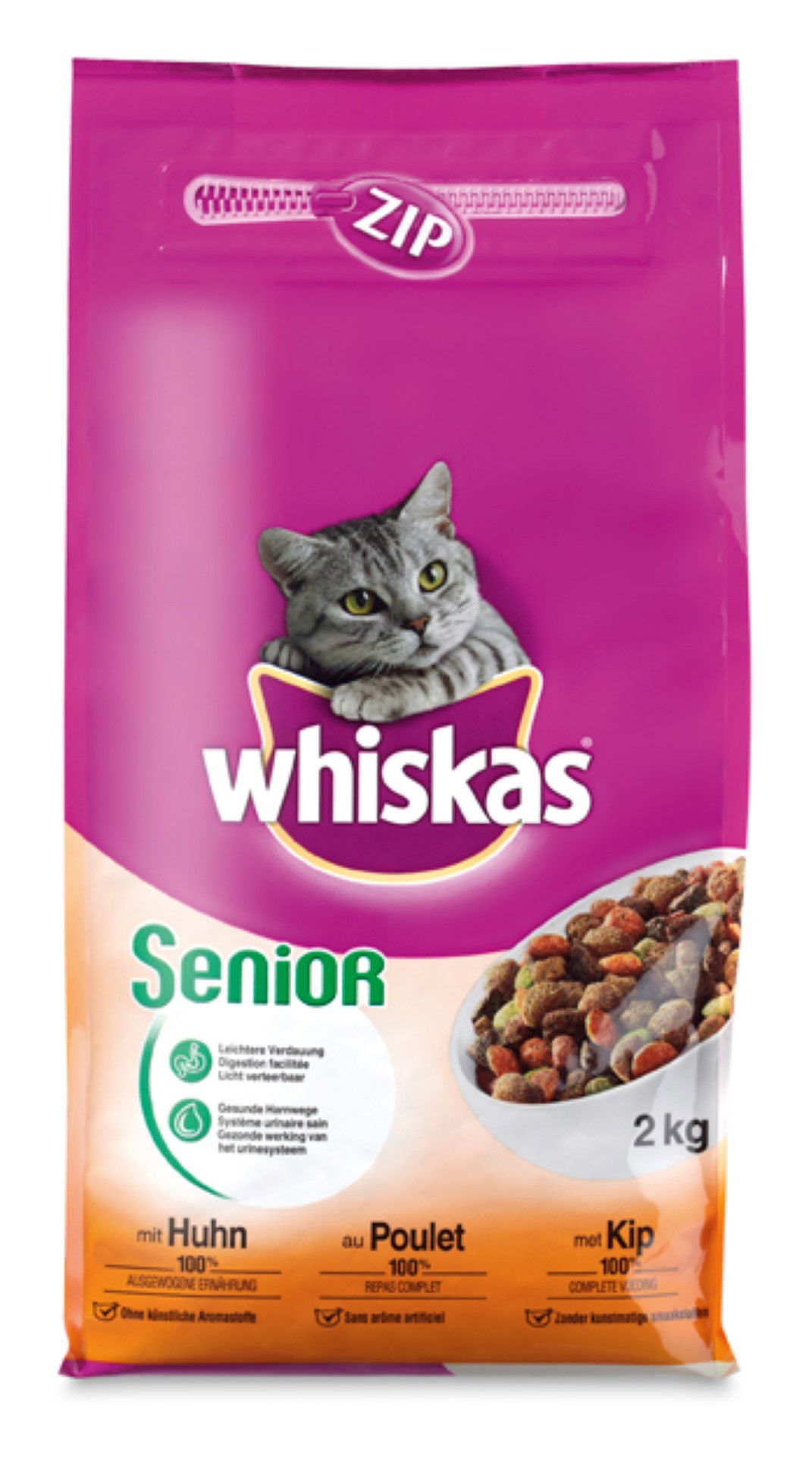 Droog Senior Kip zak 1,9Kg 1x6 Whiskas