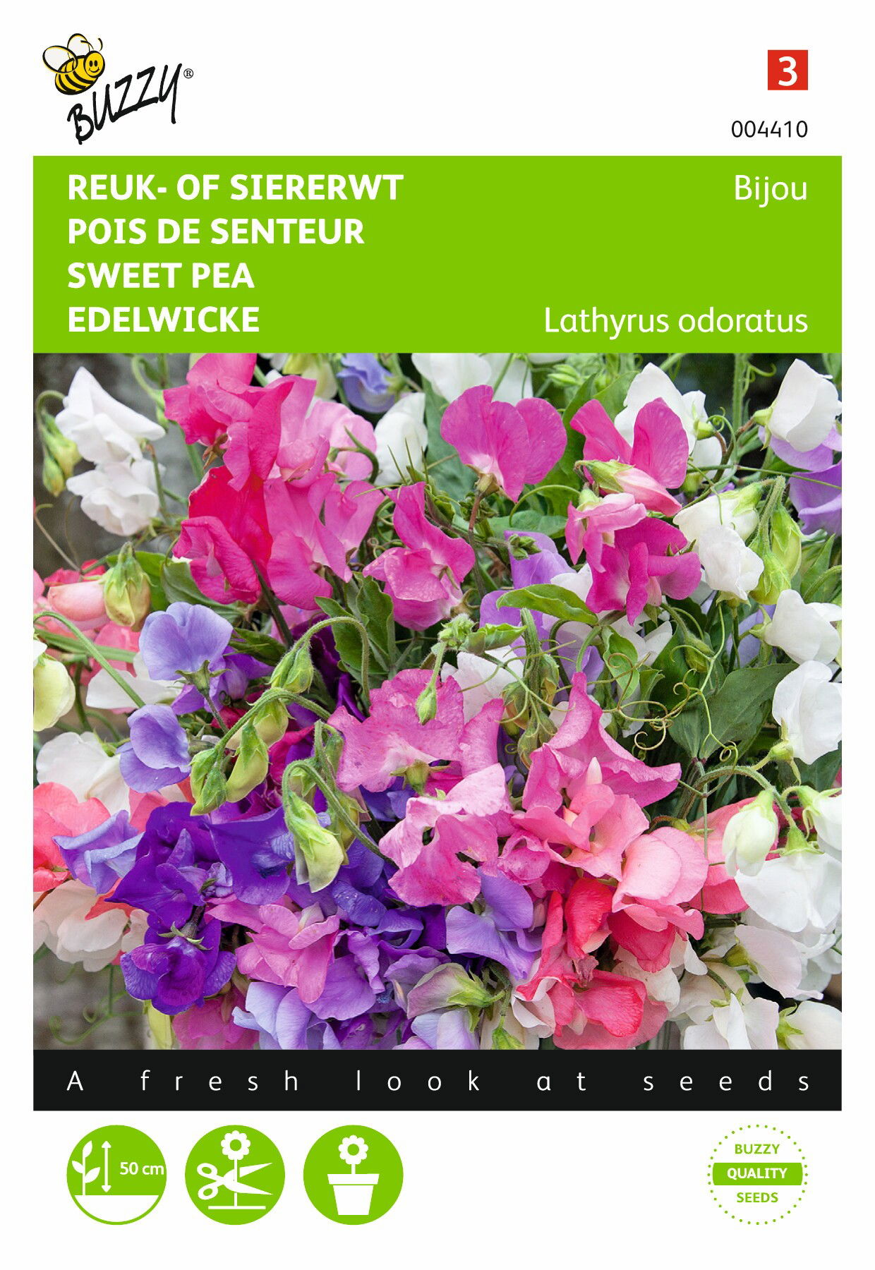 Lathyrus Odor. Bijou Vroegbl. Mengsel Buzzy