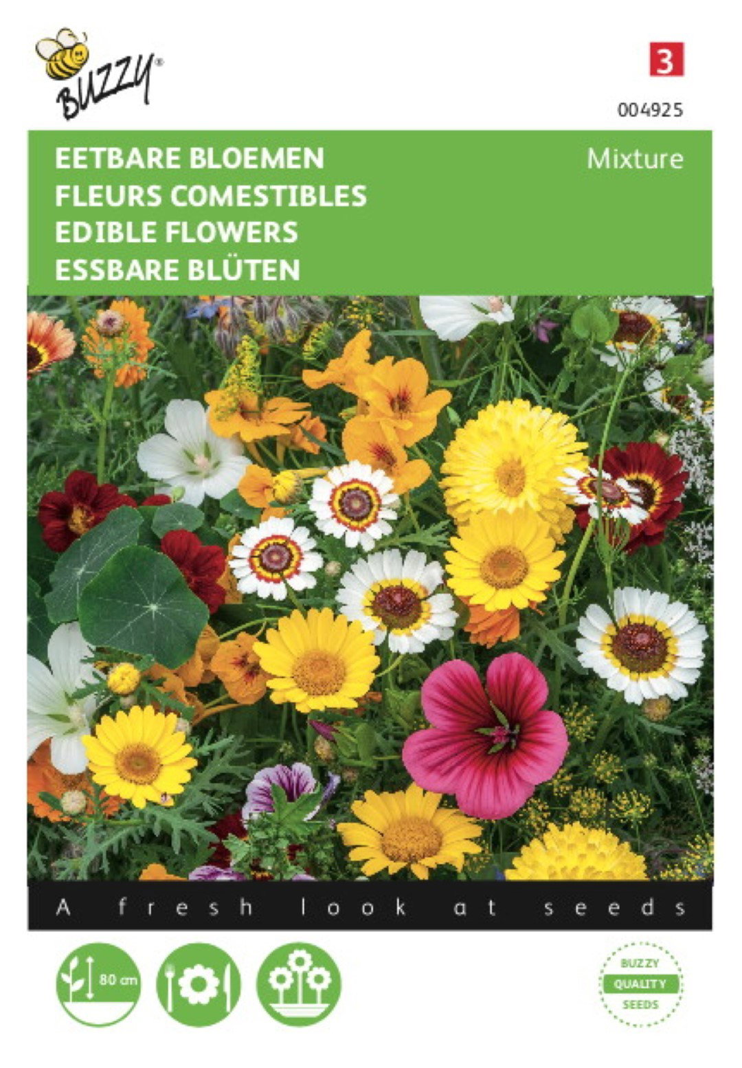 Samen Mischung essbarer Blumen