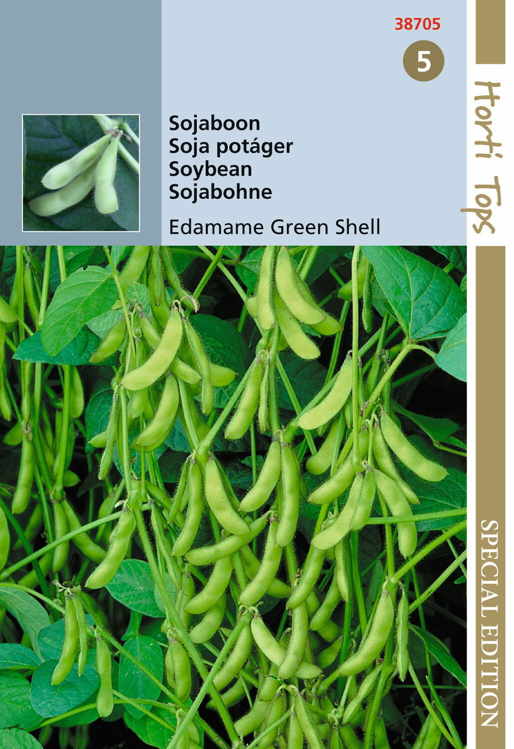 Hortitops HTS Sojabonen/Edamame, Green Shell - 