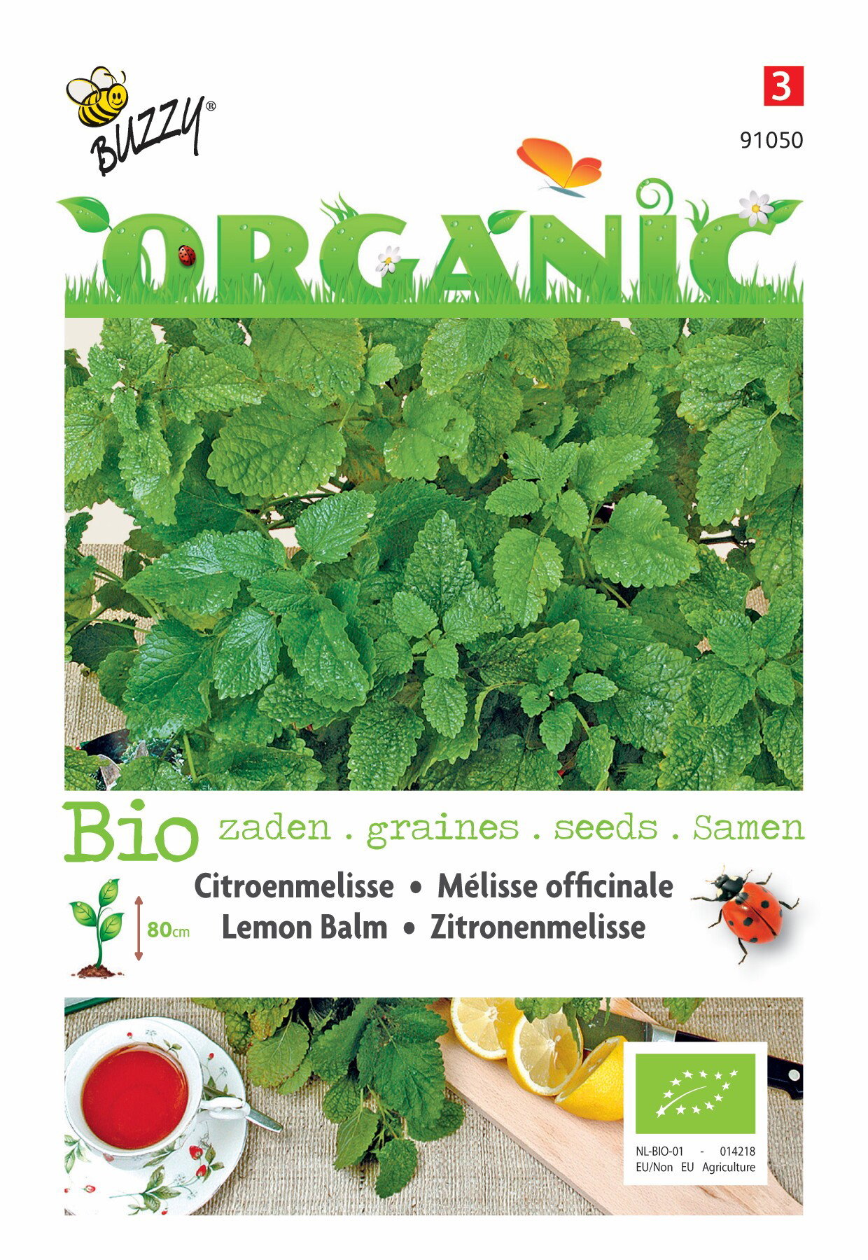 Zaden Organic Citroenmelisse (BIO) Buzzy - Buzzy