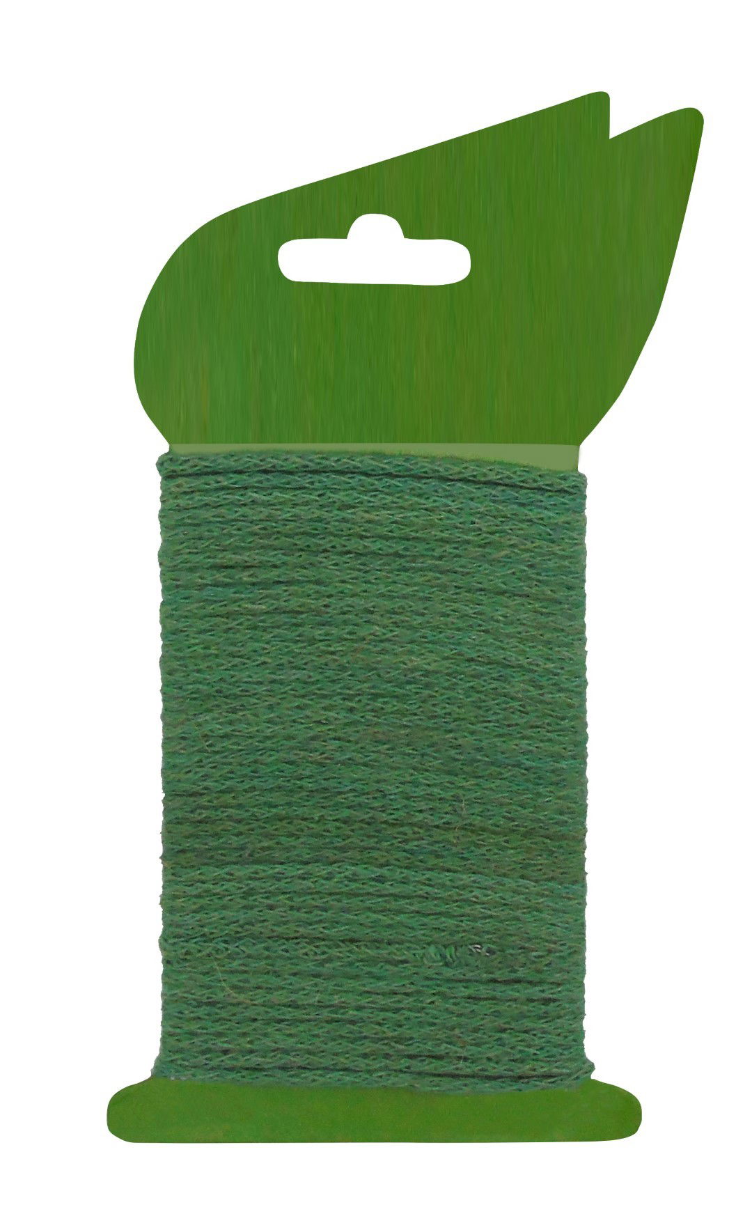 Jute bindtouw groen met ijzeren kern dia. 2,75 mm x 10 m Nature