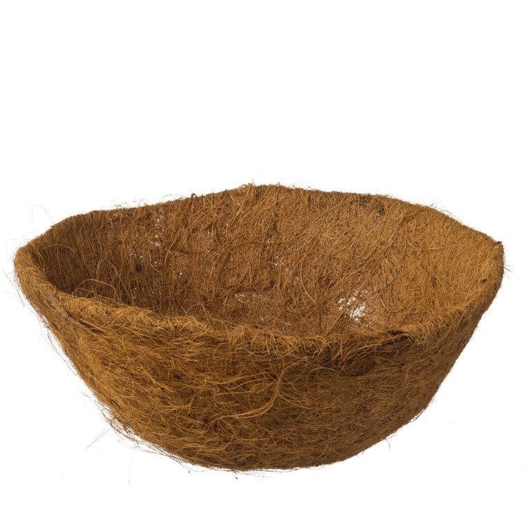 Kokosinlegvel voor hanging basket voorgevormd met waterkering dia. 30cm Nature - Nature