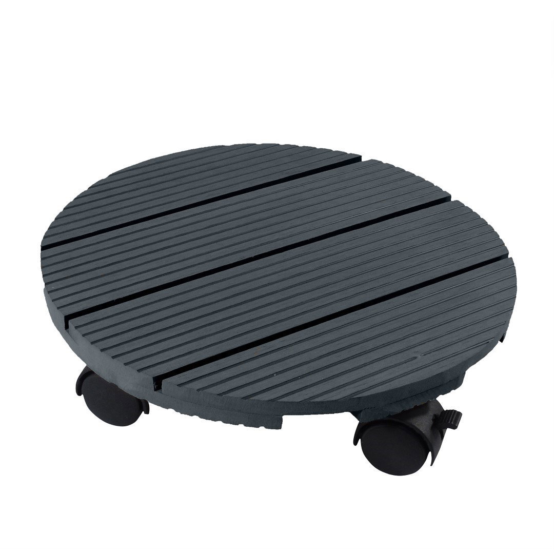 Nature Planttrolley WPC antraciet H7 x 30 cm – grijs
