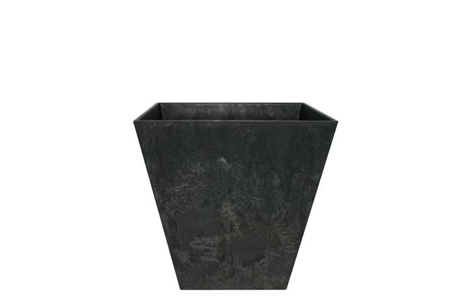 Bloempot Pot Ella zwart 20 x 20 cm Artstone