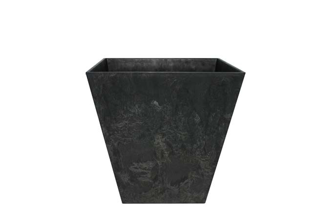 Bloempot Pot Ella zwart 30 x 29 cm Artstone