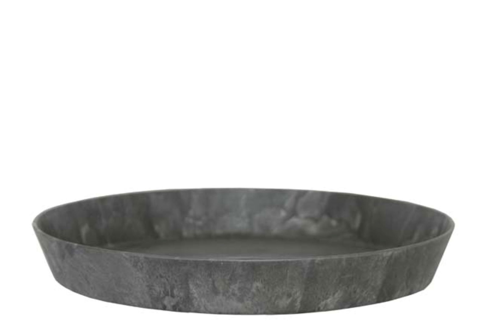 Schotel rond zwart D32 H5 cm Artstone