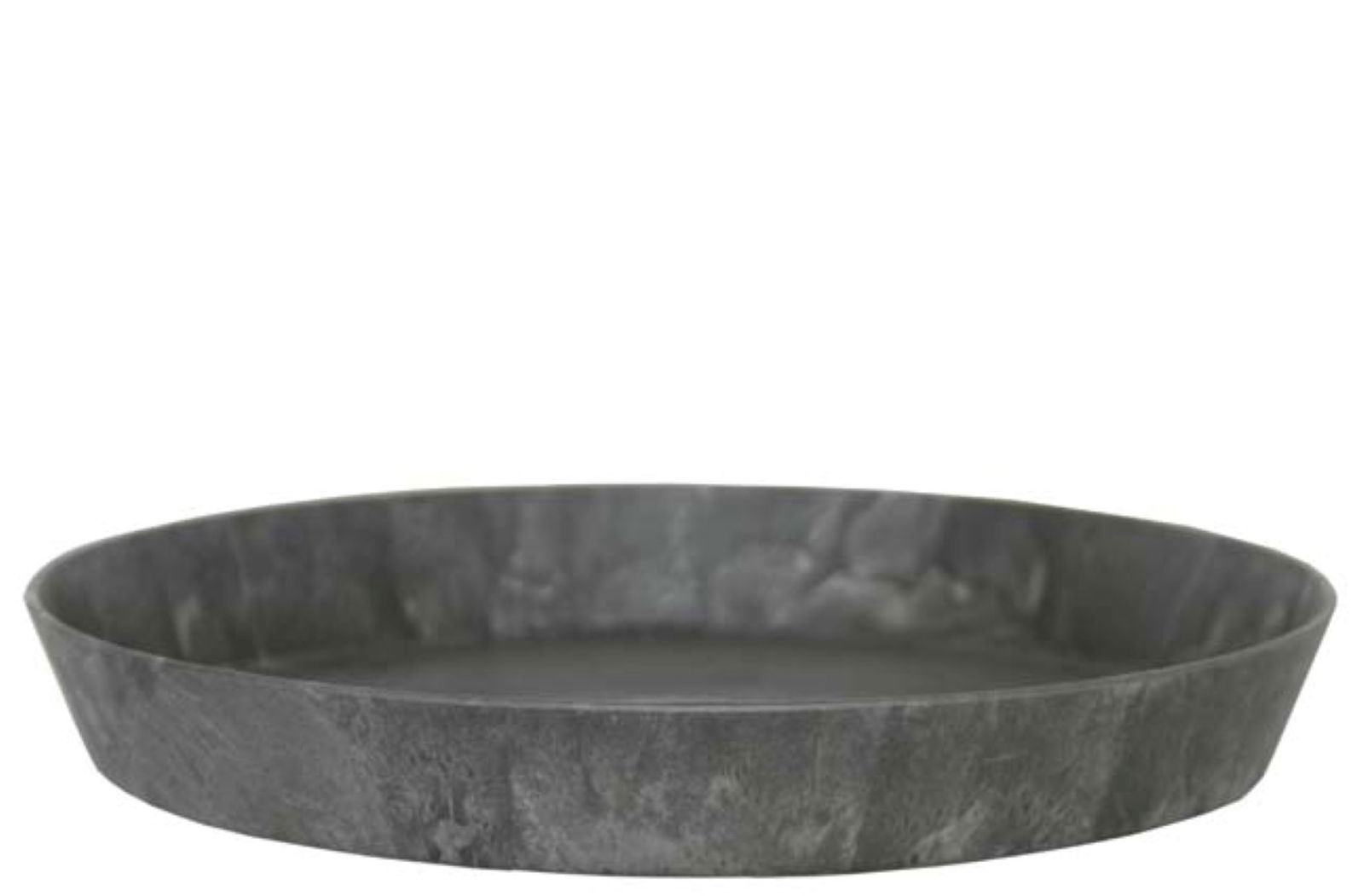 Schotel rond zwart D35 H5 cm Artstone