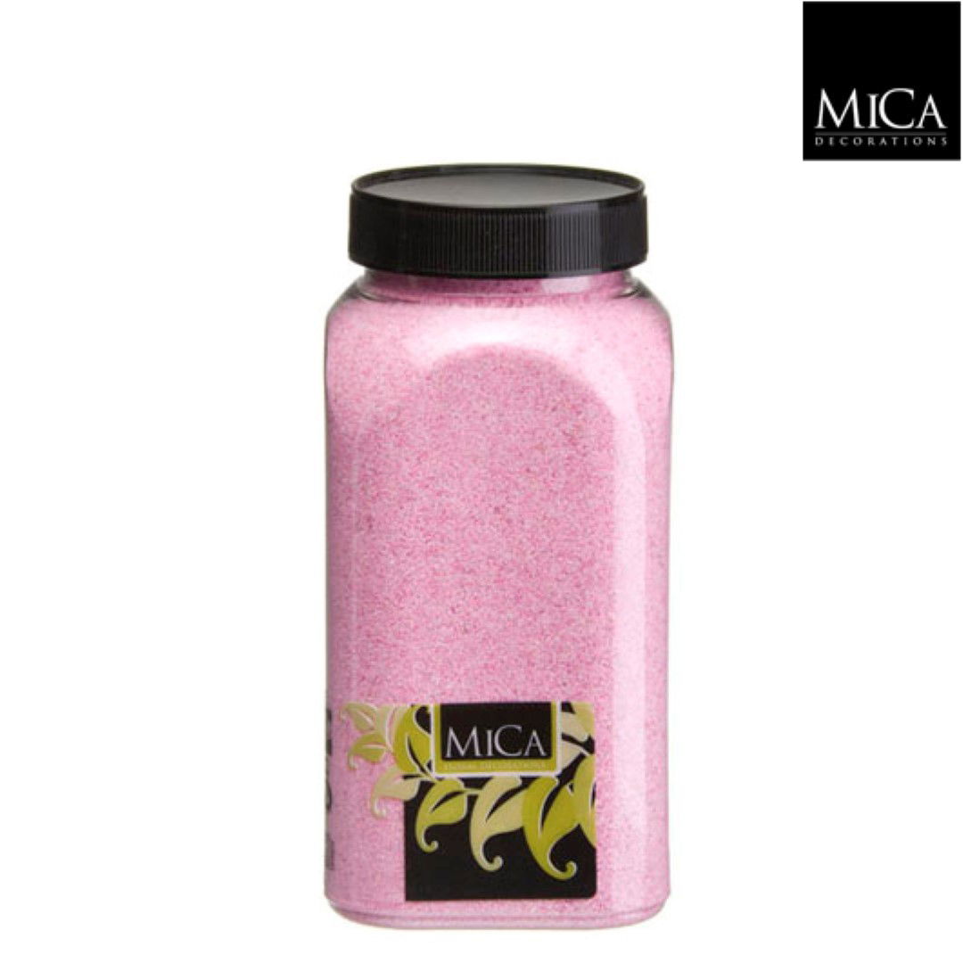 Zand roze fles 1 kilogram Mica Decorations