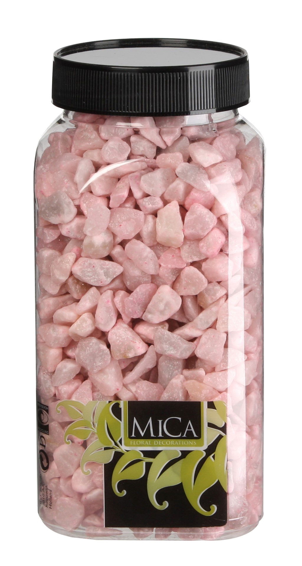 Marbles roze fles 1 kilogram Mica Decorations