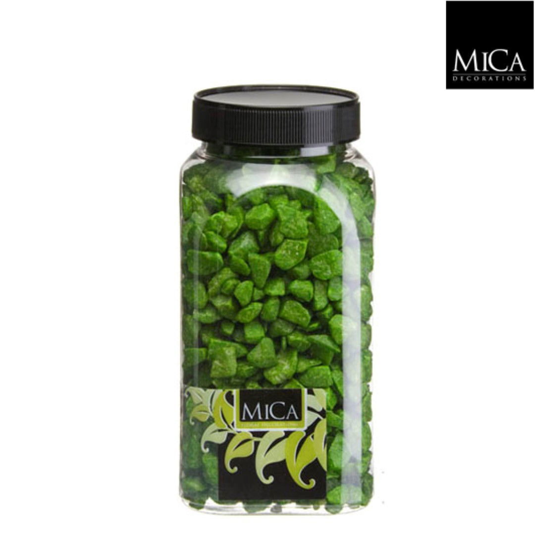 Marbles groen fles 1 kilogram Mica Decorations