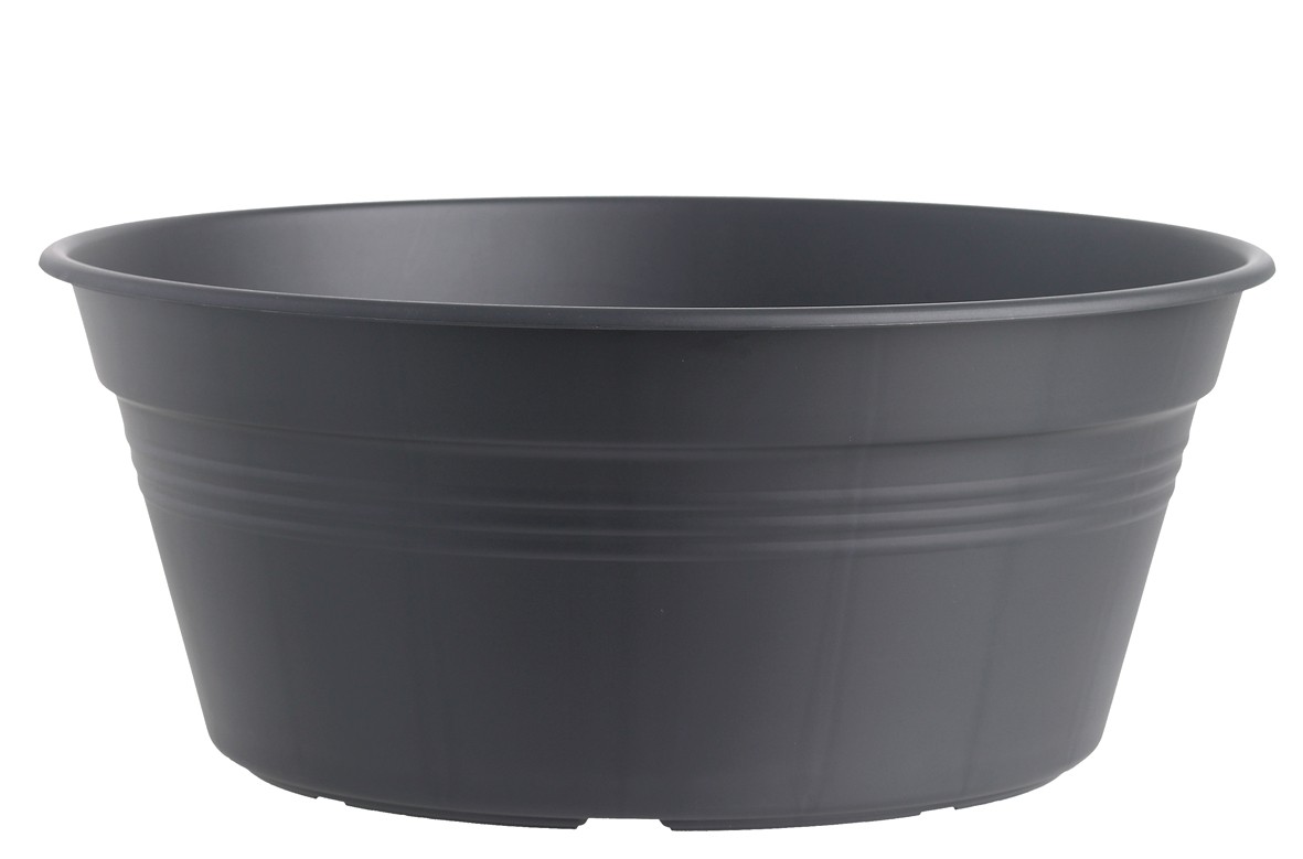 Bloempot Green basics schaal 38 cm living black elho - Elho
