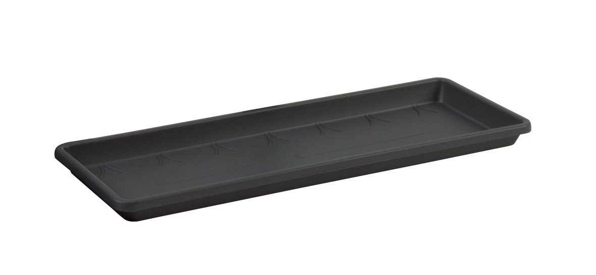 Barcelona balkonbak schotel 40 cm antraciet elho - Elho