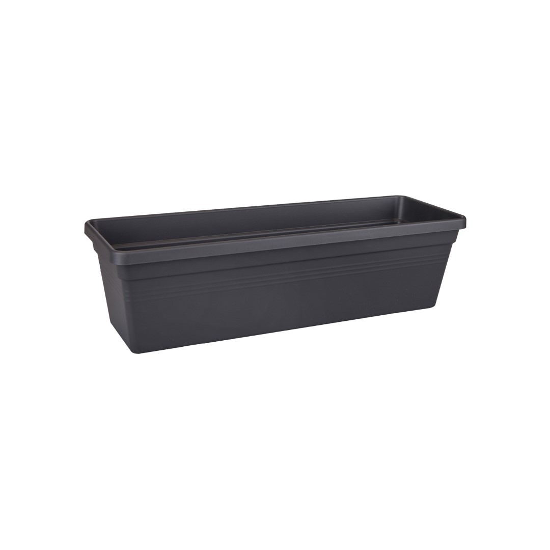 Green basics balkonbak 40cm living black - elho
