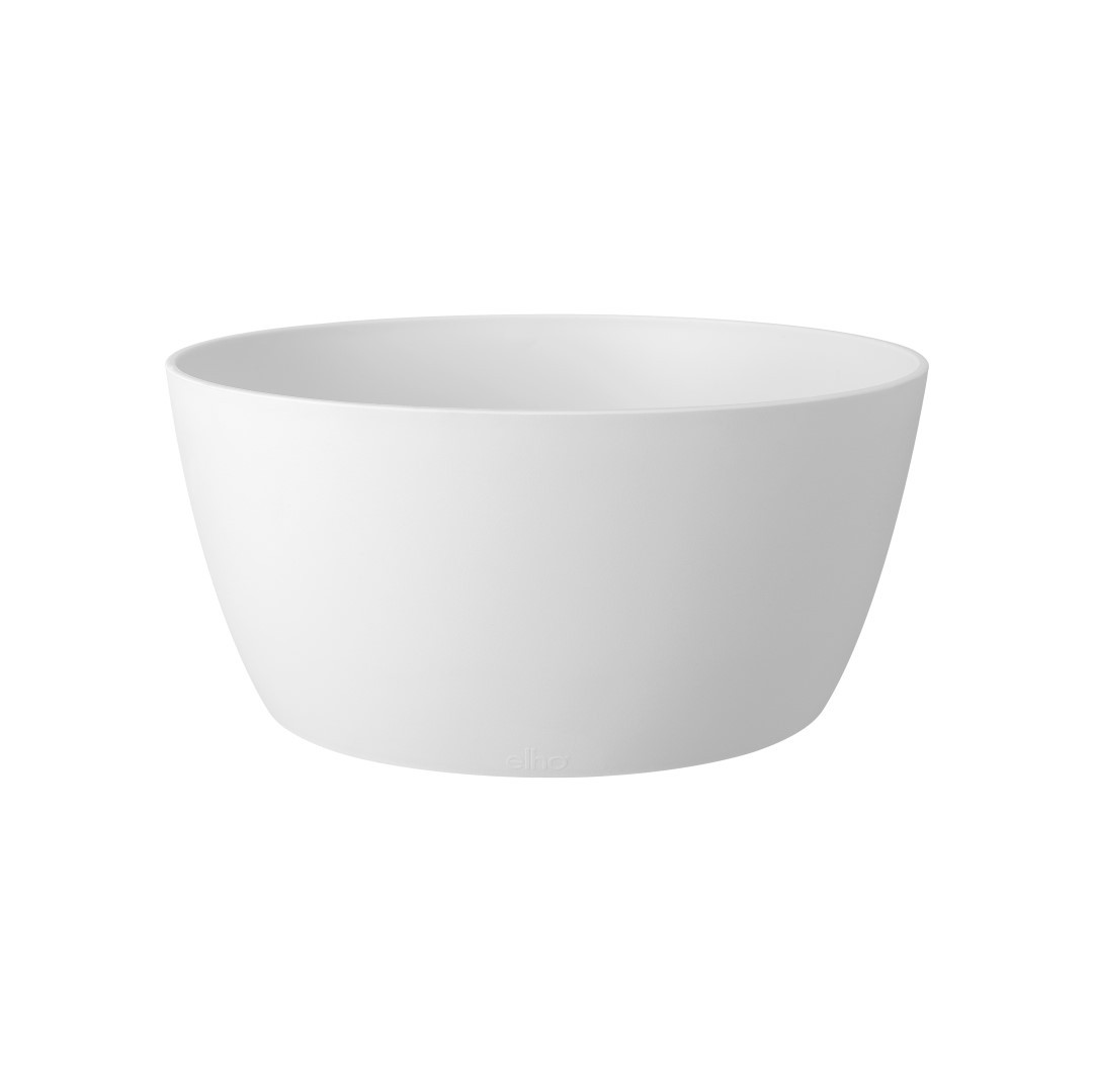 Bloempot Brussels schaal 23cm wit elho - Elho