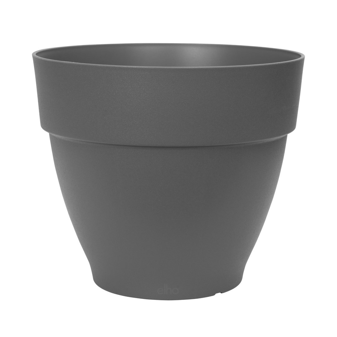 Vibia campana rund 35 Blumentopf anthrazit outdoor dia. 35 x H 29 cm