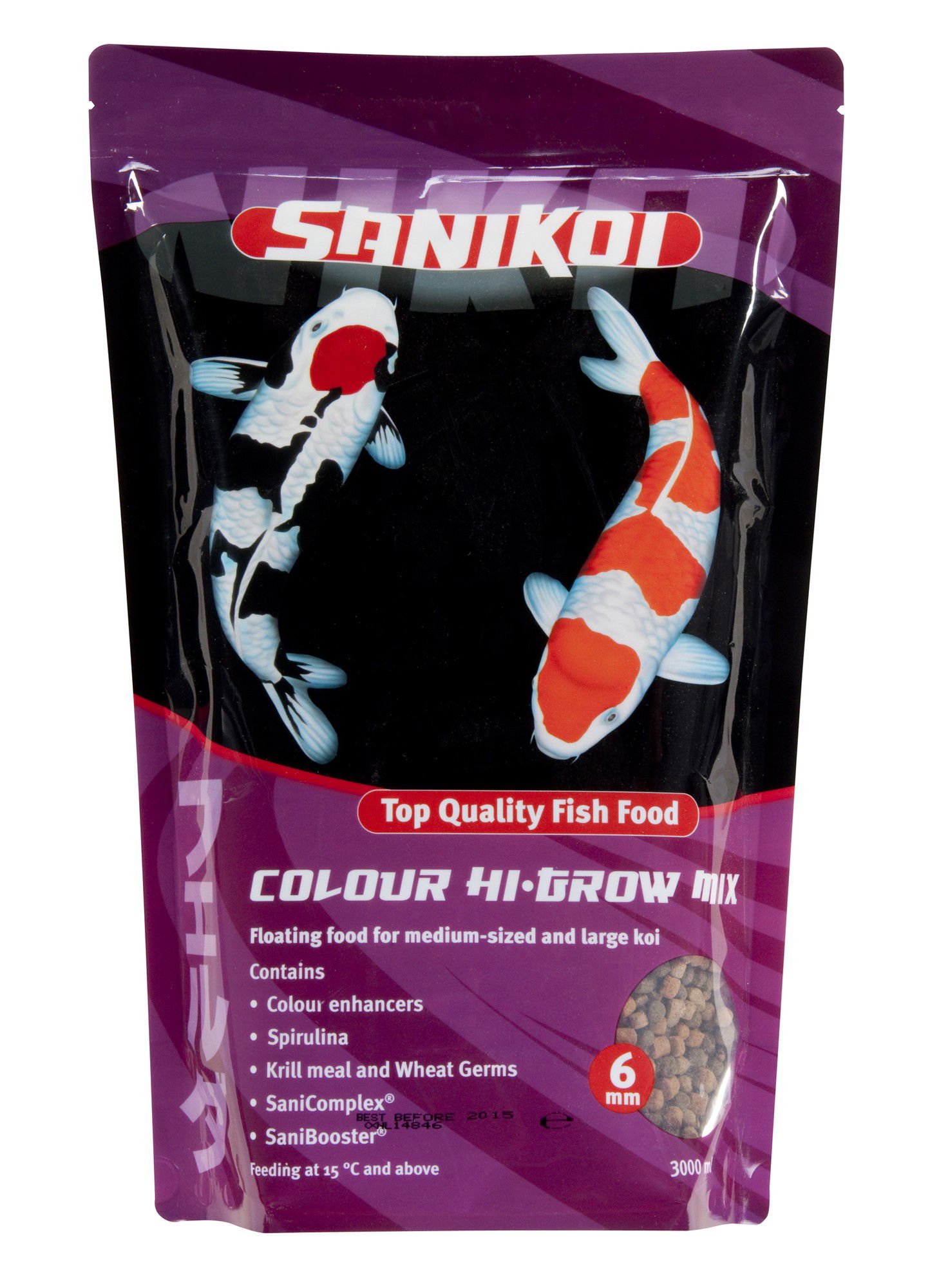 Karpervoer Sanikoi Colour Hi Grow Mix 6 mm 3 liter Velda