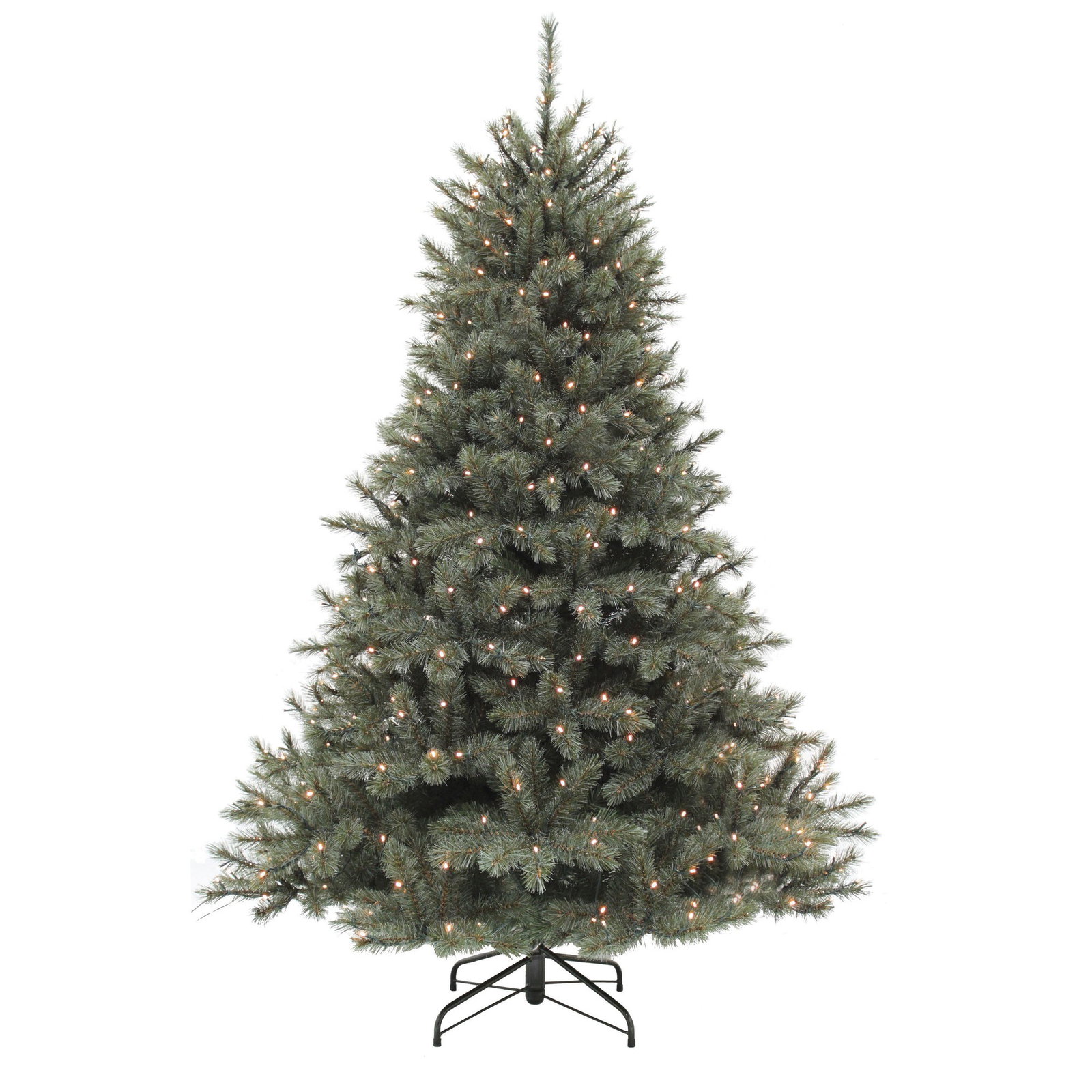 Triumph tree Forest Frosted Pine kunstkerstboom newgrowth blue LED d130 h185 cm  - 
