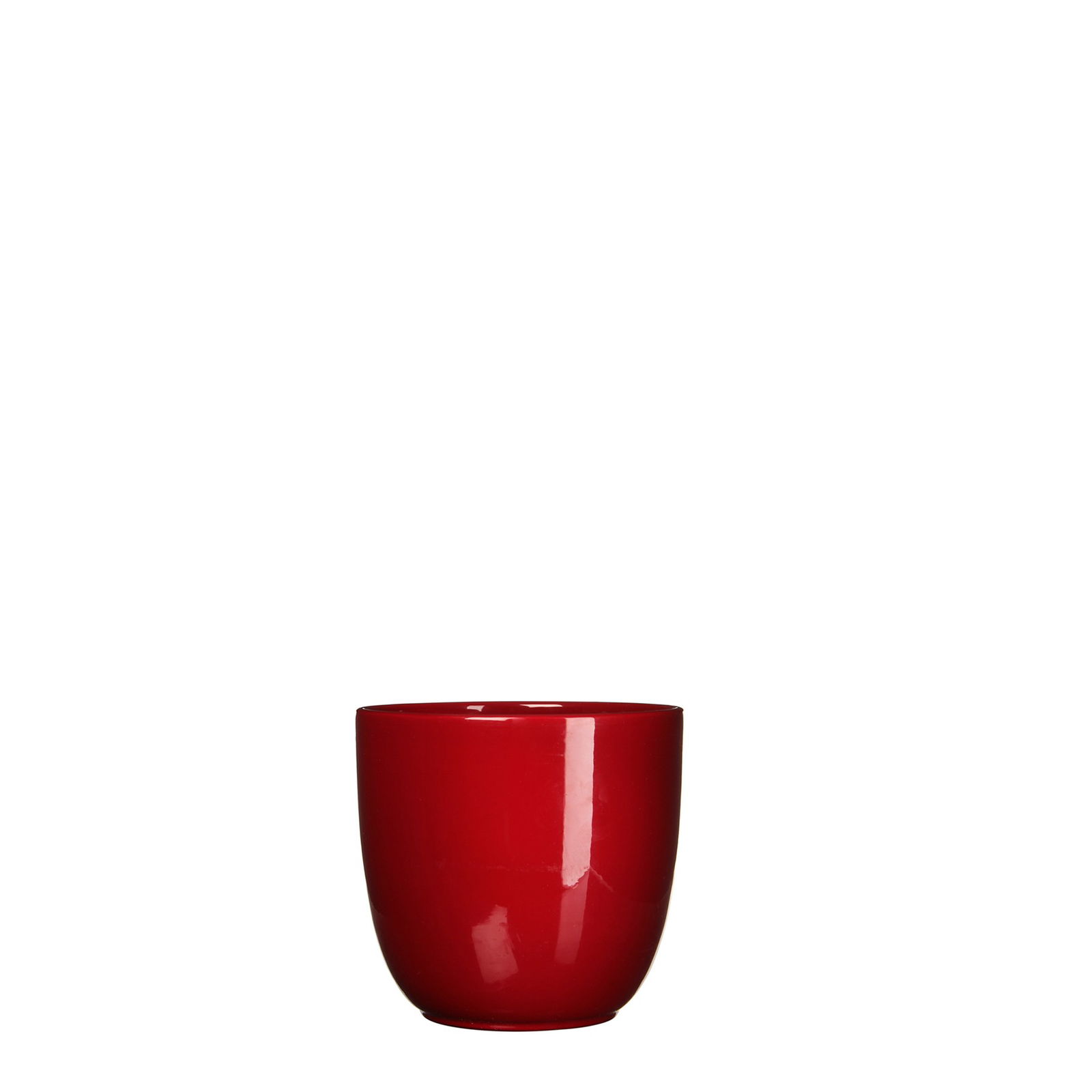 Bloempot Pot rond es 9 tusca 9 x 10 cm d.rood Mica Mica Decorations