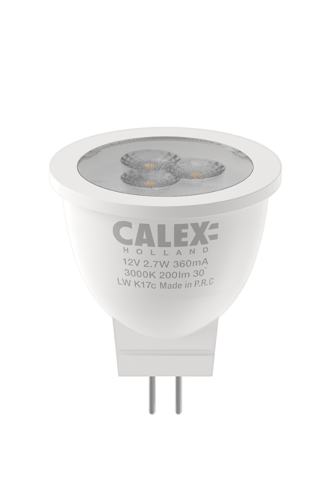 Led lamp mr11 12v 2.7w 200 lumen ww Calex