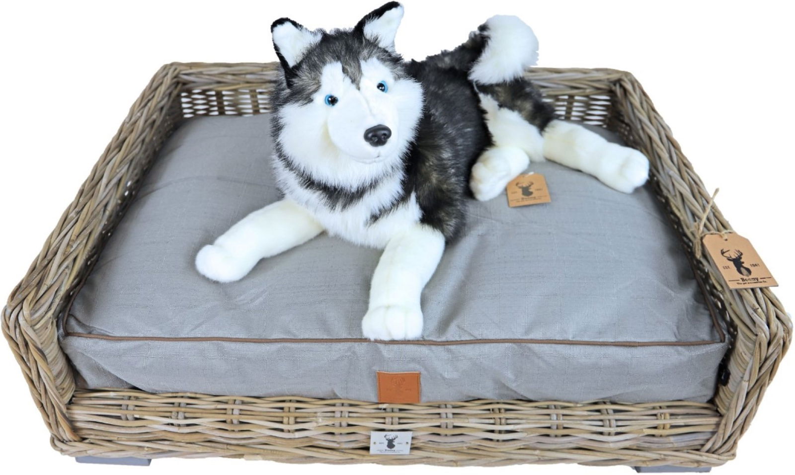 Boony Est 1941 ligkussen highland grey 85x60 cm - Gebr de boon