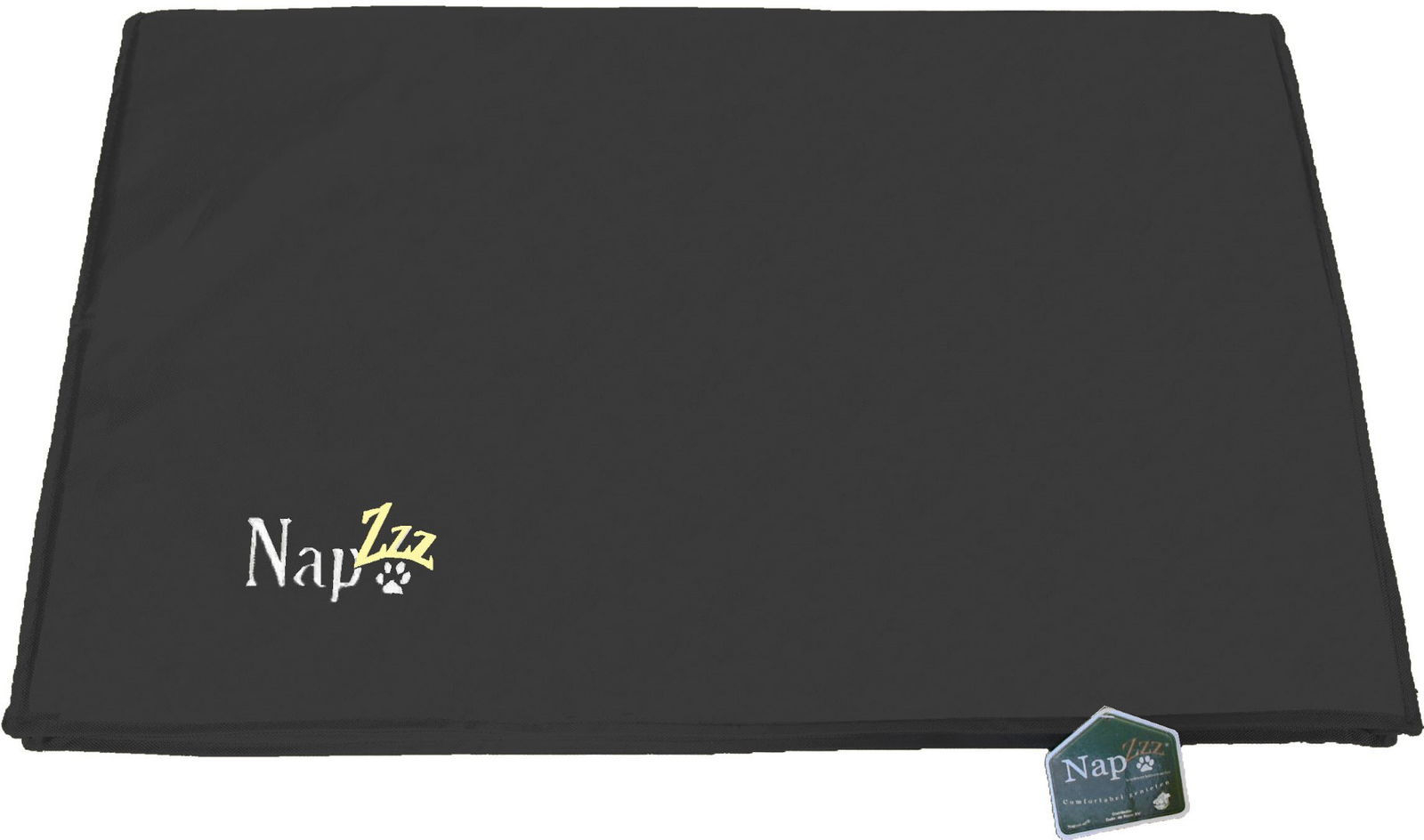 Nap'zzz draadkooikussen waterproof zwart 105x68x5 cm - Gebr de boon
