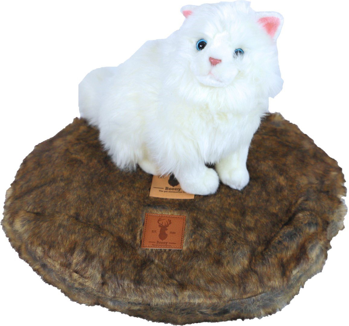 Boony Est 1941 ligkussen rond grizzley brown diameter 45 cm - Gebr de boon