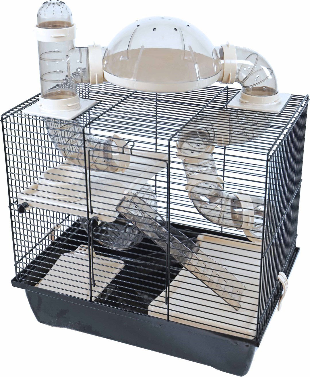 Interzoo hamsterkooi Rocky plus zwart zwart Gebr. de Boon