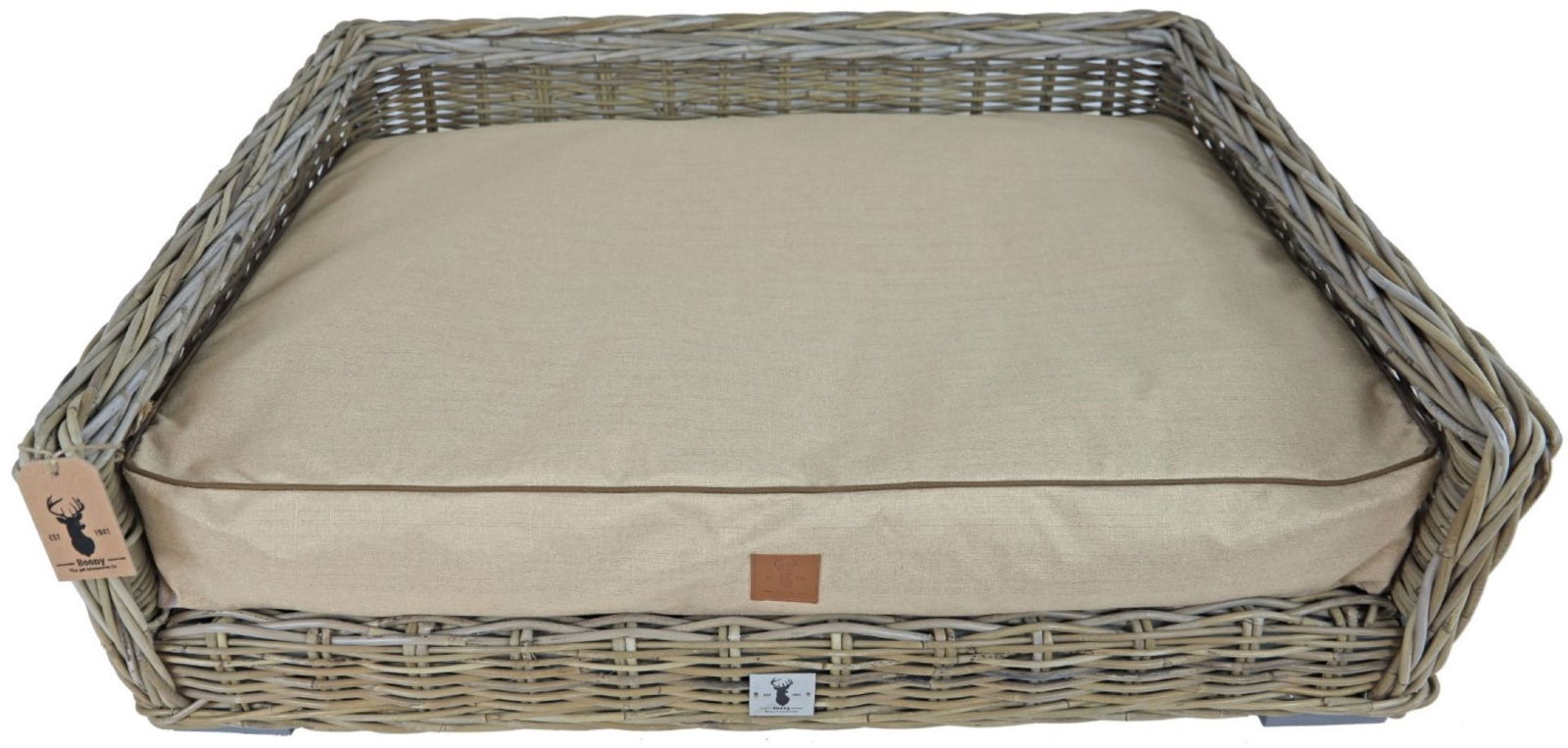 Boony Est 1941 ligkussen highland sand 100x70 cm - Gebr de boon