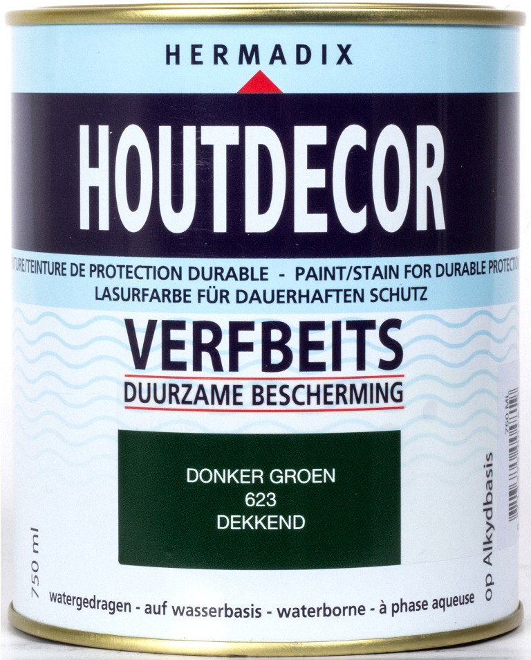 Hermadix Houtdecor 623 donker groen 750 ml