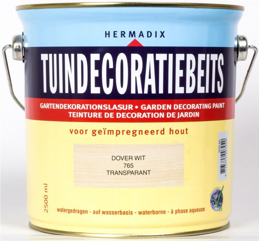 Tuindecoratiebeits 765 dover wit 2500 ml Hermadix